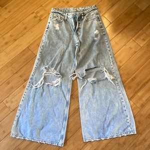 Gap Teen Super Stride Wide Leg Jeans